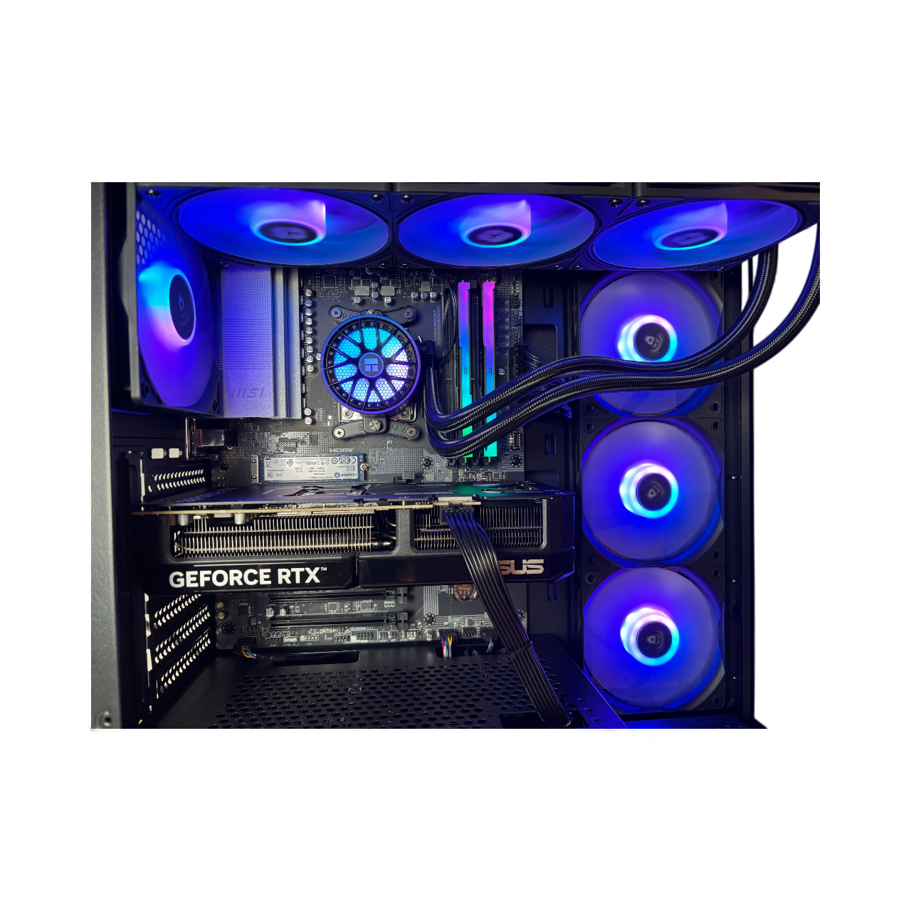 Ordinateur gaming, RTX 5070, Ryzen 7 9700X, 32GB DDR5, 1TB NVMe