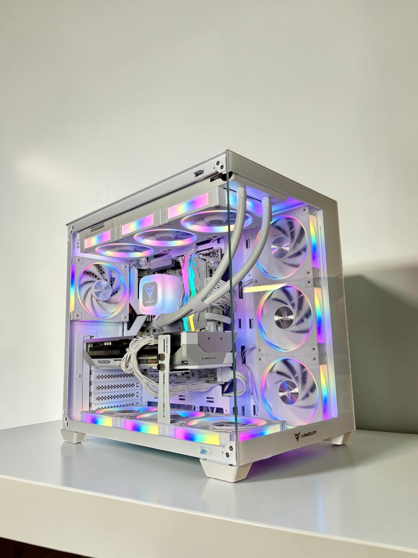 Ordinateur White, RX 9070XT, Ryzen 7 7800X3D, 32GB DDR5, 1TB NVMe