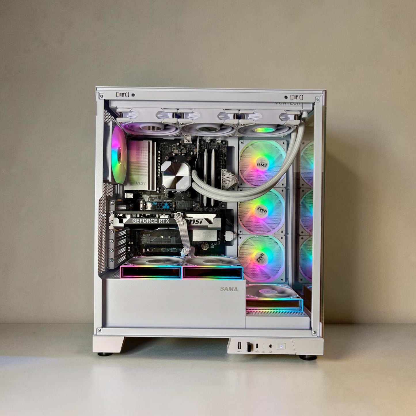 Ordinateur gaming, RTX 5060TI, AMD Ryzen 7 7800X3D, 32GB DDR5, 1TB NVMe