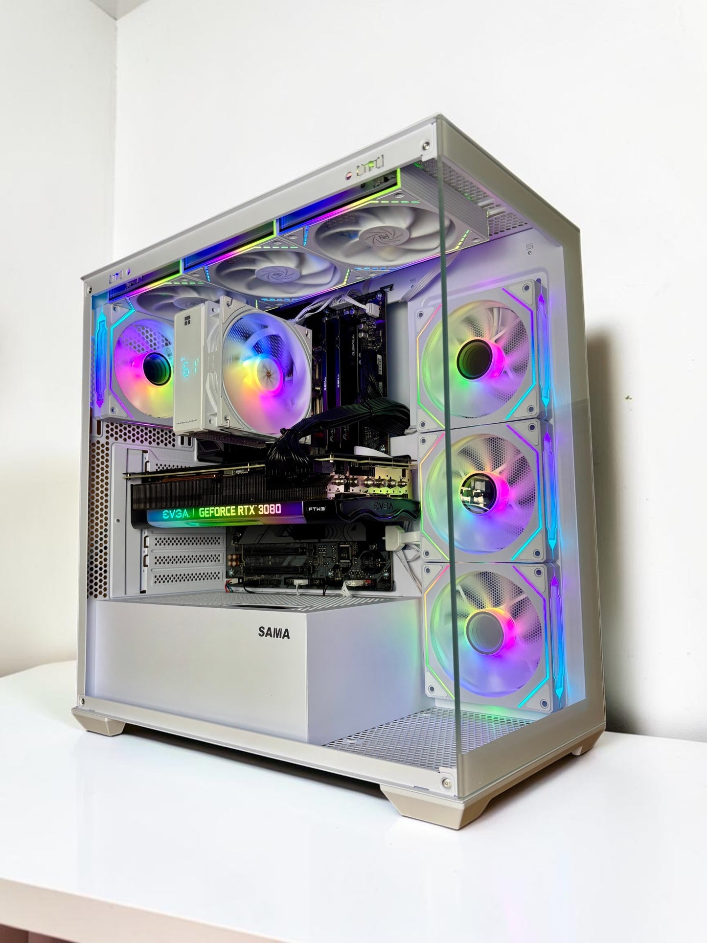 Ordinateur gaming, RTX 3080, Ryzen 5 7600X, RAM DDR5, 1TB NVMe