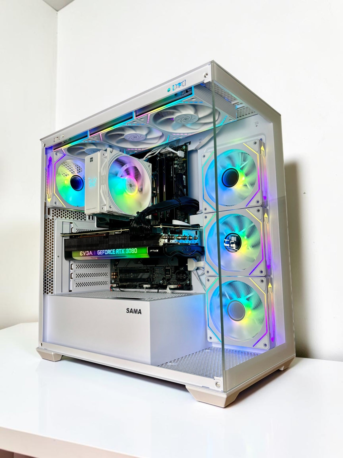 Ordinateur gaming, RTX 3080, Ryzen 5 7600X, RAM DDR5, 1TB NVMe