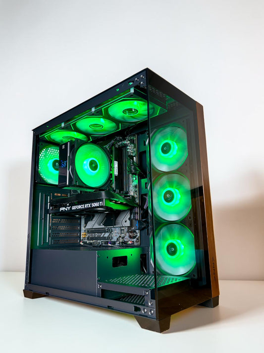 Ordinateur gaming, RTX 5060TI, Ryzen 5 7600X, 32GB DDR5, 1TB NVMe