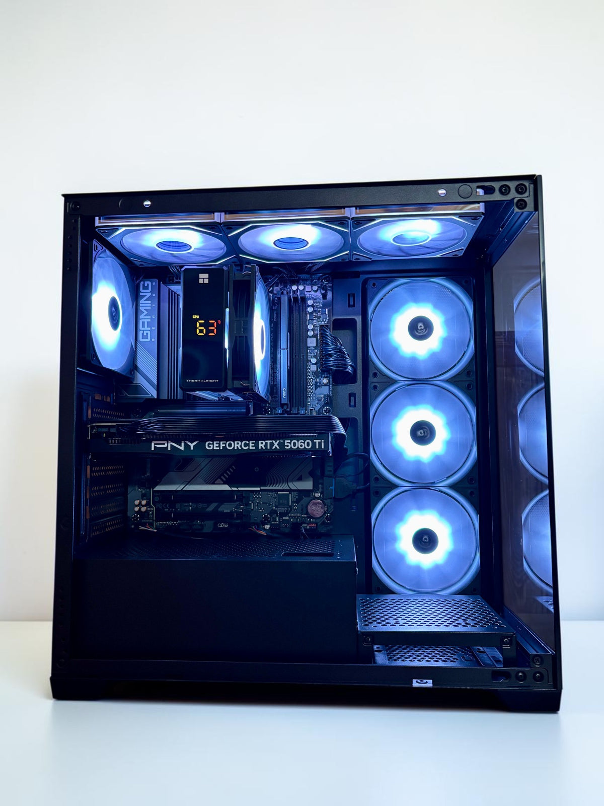 Ordinateur gaming, RTX 5060TI, Ryzen 5 7600X, 32GB DDR5, 1TB NVMe