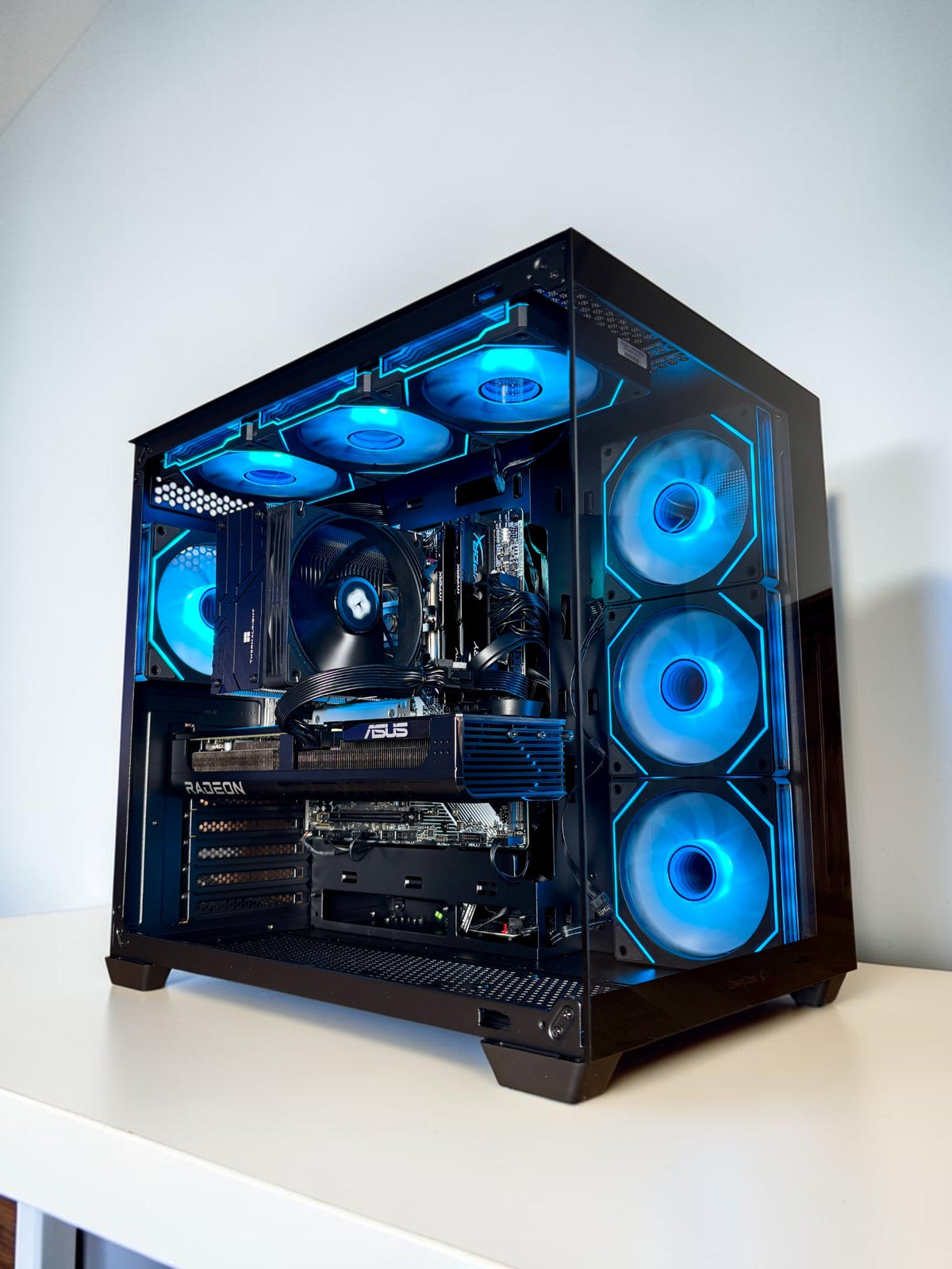 Ordinateur gaming, RX 9060XT 16GB, Ryzen 7 8700F, RAM DDR5, 1TB NVMe